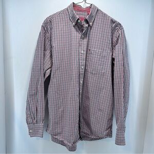 Izod Men's‎ Long Sleeve Button Down Medium Casual Shirt